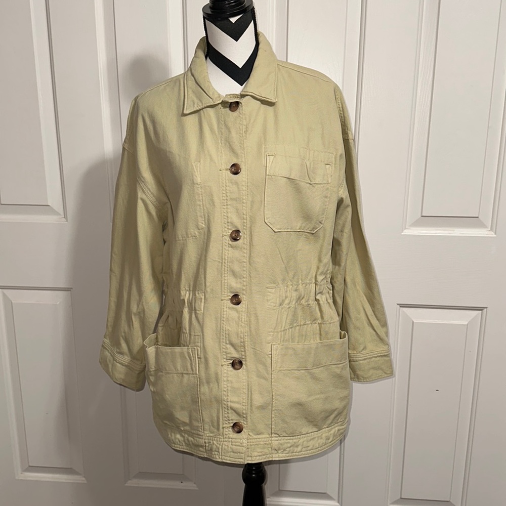 EVERLANE Green The Cinchable Chore Jacket